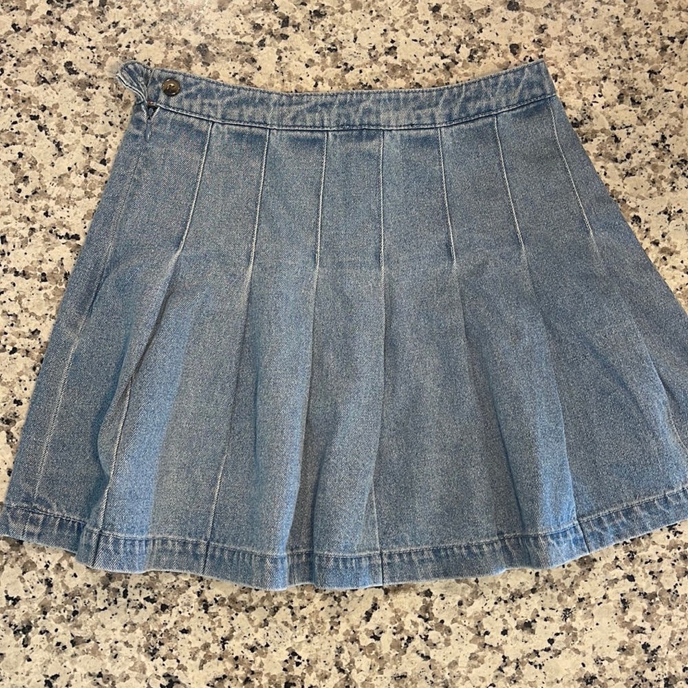 Jean skater skirt